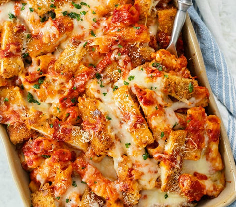 Baked Chicken Parm with Pasta